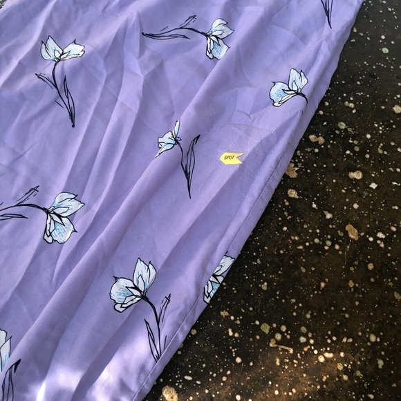 Superdown Jonanna Maxi Floral Lilac Purple Pastel - Picture 6 of 7